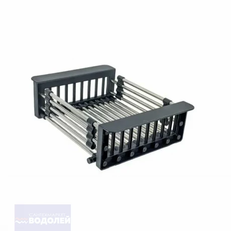 Коландер раздвижной 210х250/395мм д/кухонной мойки графит GERHANS арт K30300B