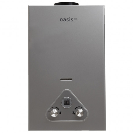 Колонка газовая OASIS Eco-S16 цвет сталь16кВт 8л/мин дt 25°C