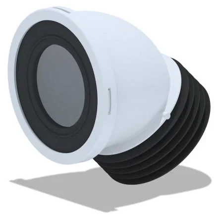 Патрубок к унитазу d=110х45* короткий АНИ W4228