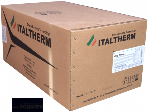 Котел газ. ITALTHERM CITY CLASS 40F *турбо* б/комплекта коаксиального