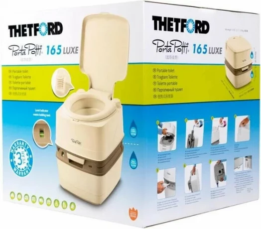 Биотуалет Thetford Porta Potti Qube 165 Люкс (21л сток, 15л бак для чистой воды) с индикатором