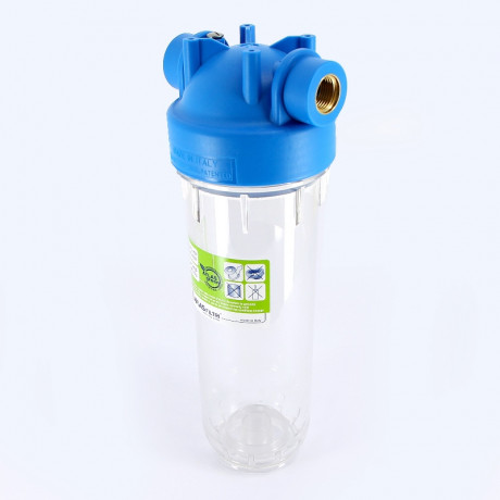 Колба d=1/2" 10" прозр АТЛАС 10DP Mono-TS с ключом, креплением арт RA1280501