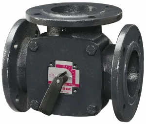Клапан 3ход смес.фланц 3F ESBE DN40Kvs44м³/ч арт11100400 с прив.DANFOSS AMB180 (4-8мин) арт 082G0069