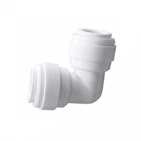 Фитинг угловой JG 1/4" трубка х 3/8" РС 4MЕ6 RAIFIL