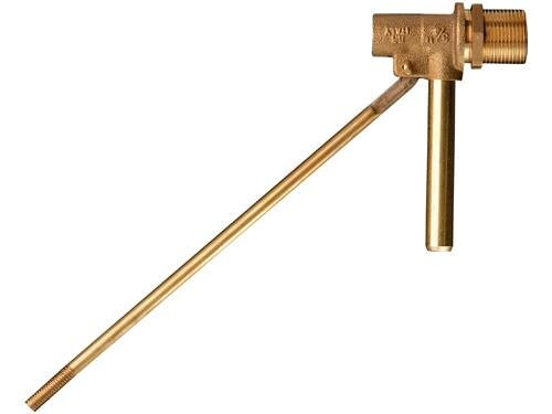 Кран поплавковый d=3/4" д/бака латунь (круглая штанга) б/поплавка Remer 17534