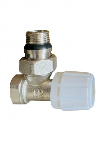 Вентиль радиаторный с НГ угловой с ручкой d=1/2" OASIS арт UV1/2
