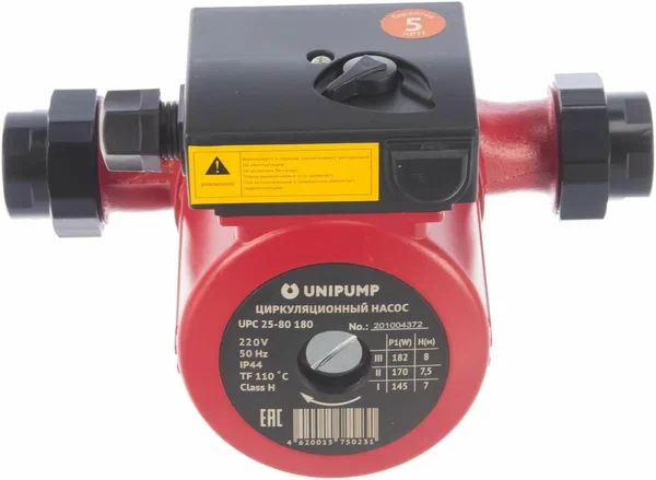 Насос цирк. UNIPUMP UPC 25-80 L180 с НГ