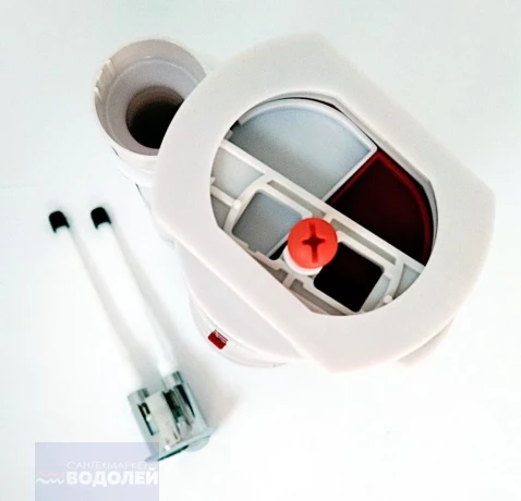 Арматура сливная ROBINET SOUPAPE DUAL 6 б/подвода воды 2 кнопки B218 M-B
