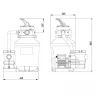 Фильтр для бассейна EMAUX FSF 400 6W (насос SS050) 6,5м куб час без песка  (35)