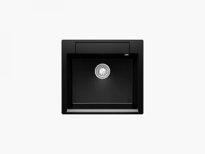 Мойка из искусств камня POLYGRAN ARGO-560 14 серая 570х500мм с сифоном