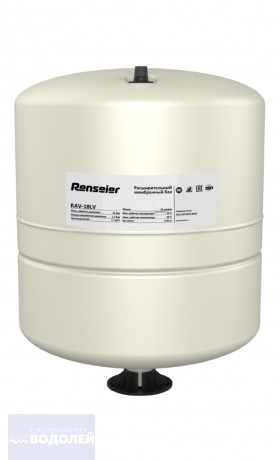Бак мембр вертик универс RENSEIER RAV-18LV (10 бар 90°) D28xH37 G1"Н