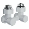 Узел ниж/подключения ROYAL THERMO Design угл с перех 1/2"Н х 3/4"Н EK белый
