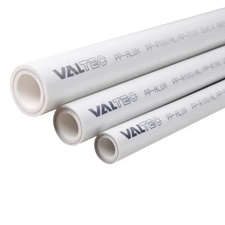Труба VALTEC PP-ALUX неперф/алюм PN25 d=32 белая VTp.700.AL25.32