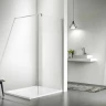 Ограждение душевое Azario CHICAGO Walk-in 1200х1950 пр/стекло 8мм, проф/серебро