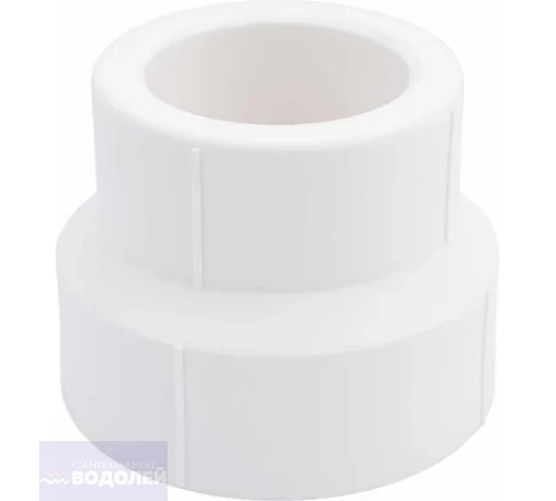 Муфта перех. VALTEC PPR d=50х40 в/в белая VTp.705.0.050040