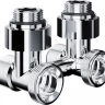 Узел ниж/подключения ROYAL THERMO Design угл с перех 1/2"Н х 3/4"Н EK хром