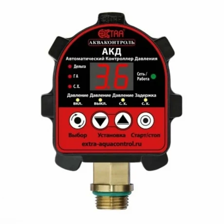 Реле давления EXTRA Акваконтроль АКД-10-1,5 1/2"Н вых 220В Р1 до 1,5кВт
