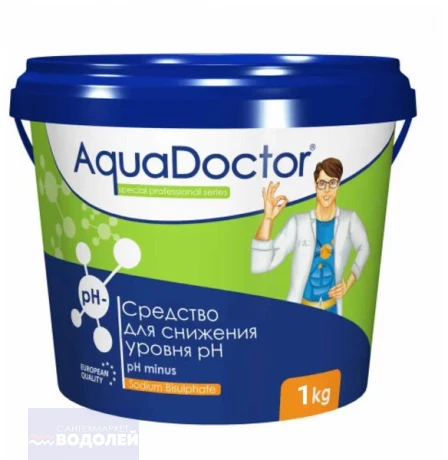 Средство д/бассейна AQUADOCTOR PH-minus д/снижения уровня РН *1кг гранулы*
