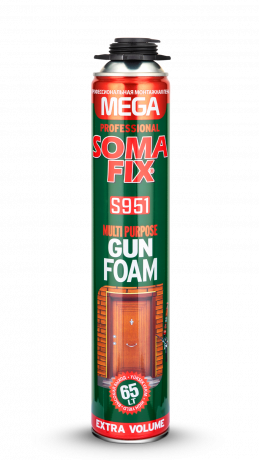 Пена монтажная SOMA FIX S951 MEGA 850мл под пистолет