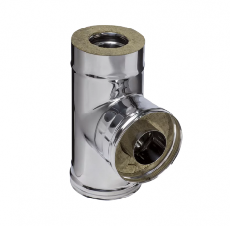 Тройник-сендвич из нерж/стали d=150/210/45°(0,8/0,5) AISI 430 Ferrum