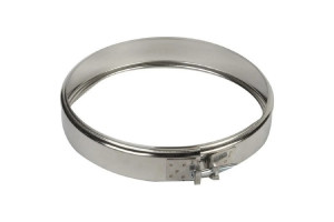 Хомут обжимной из нерж/стали d=115 (толщ. 0,5мм) AISI 430 Ferrum