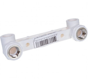 Планка монтажная универсальная VALTEC PPR d=25х1/2"РВ белая VTp.724.0.02504 уп 60