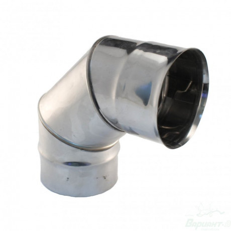 Колено из нерж/стали d=150/90° 3х секц (толщ. 0,5мм) AISI 430