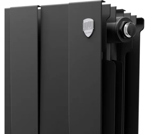 Радиатор PianoForte 500 Noir Sable 591х80х100 30 бар биметал 8 сек черн с компл/подкл