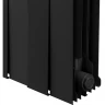 Радиатор PianoForte 500 Noir Sable 591х80х100 30 бар биметал 8 сек черн с компл/подкл
