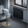 Радиатор PianoForte 500 Noir Sable 591х80х100 30 бар биметал 8 сек черн с компл/подкл