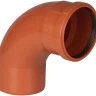 Колено наружное канализационное d=110х90° радиальное Ostendorf KGB 1МS W 228088