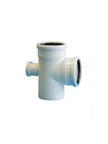 Крестовина канализационная d=110х110/90° х 50/90° 1плоск VALFEX б/шумн