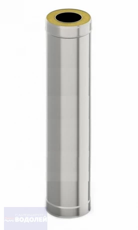 Труба-сендвич из нерж/стали d=120/200 L-1,0м (0,5/0,5) ФМ ТТР AISI 430 ТиС
