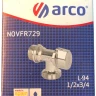 Кран шаровый угловой d=1/2x3/4 ARCO арт NOVFR729
