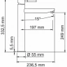 Смеситель д/ум. Wasserkraft Main хром арт 4103 H